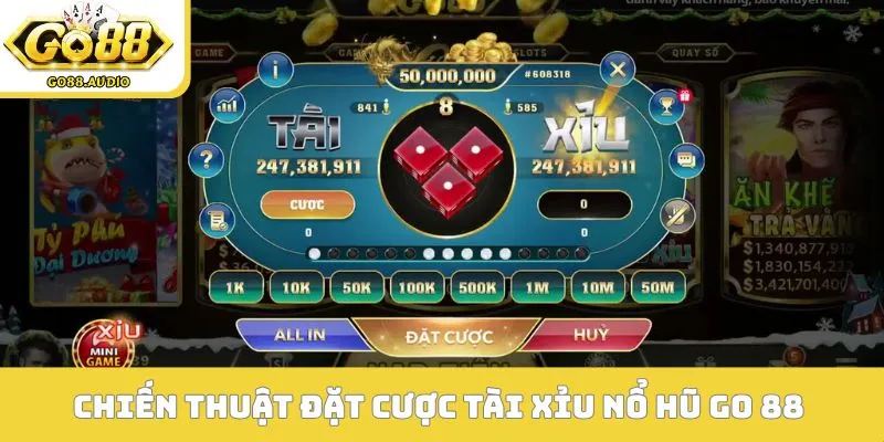 Chiến thuật đặt cược chuyên nghiệp tài xỉu nổ hũ GO 88